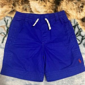 Boys Blue Polo Shorts